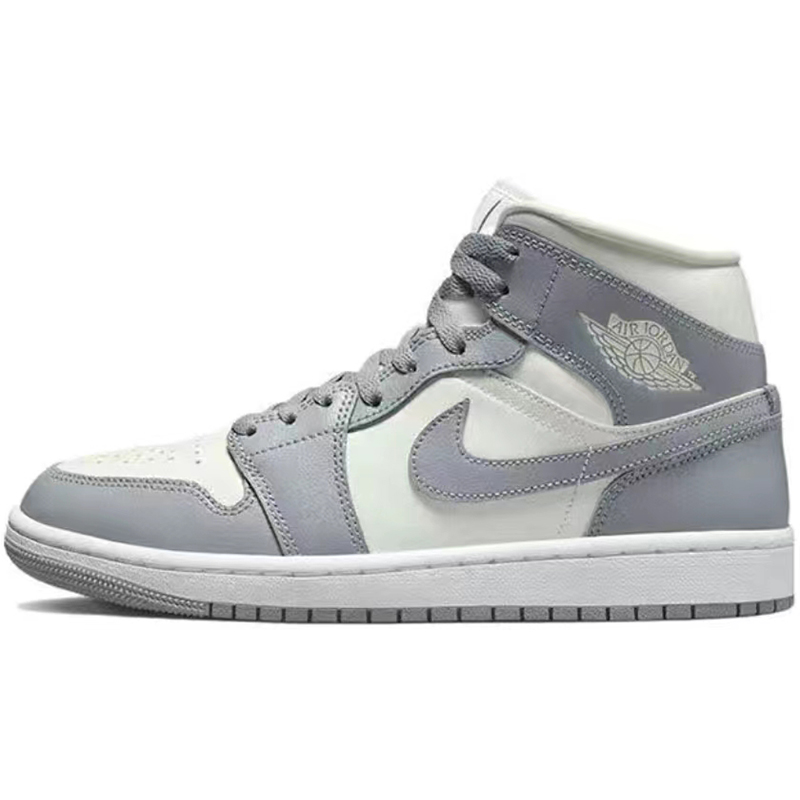 热销 Air Jordan 1 Mid AJ1篮球鞋彩色拼接黑金 554724-078-图1