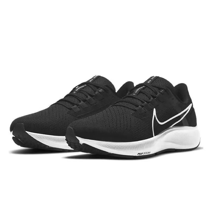 #耐克 Nike Pegasus 38 飞马38 低帮 跑步鞋 黑白 CW7356-002 - 图1