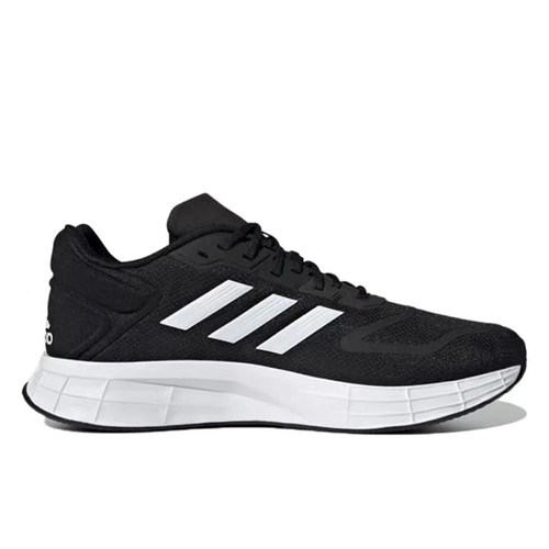 #阿迪达斯 Adidas Duramo 10 低帮 跑步鞋 男款 黑白 GW8336 - 图0