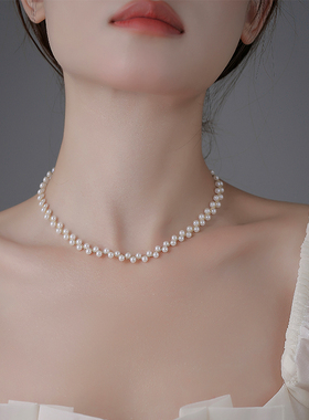 复古轻奢时尚高端珍珠项链