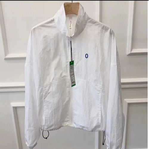 美炸了设计师线高端女夏短款立体裁剪运动宽松廓形翻领防晒皮肤衣 - 图2