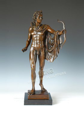 古希腊神话摆件鸿鑫雕塑黄铜欧式