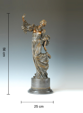 鸿鑫雕塑黄铜欧式客厅工艺品摆件