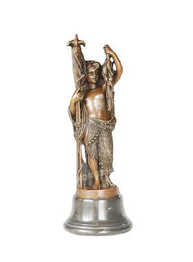 鸿鑫雕塑黄铜欧式人物装饰品摆件