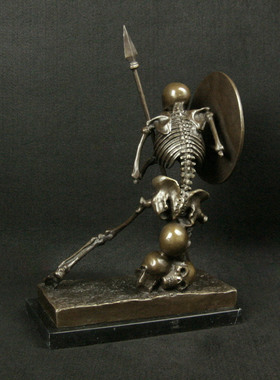 工艺品客厅摆件鸿鑫雕塑黄铜欧式