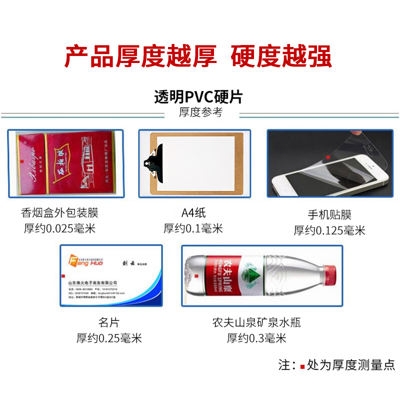 PVC透明塑料片 PVC硬片 印刷PVC片材 相框高透带双面薄塑料保护片 - 图3