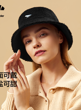 蕉下渔夫帽双面保暖帽子