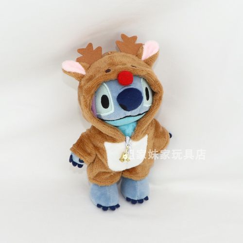 迪士尼nuiMOs玩偶着替米奇唐老鸭噗噗可动公仔适用圣诞节雪人鹿饼 - 图1