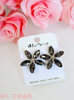 多彩防过敏不掉色耳环