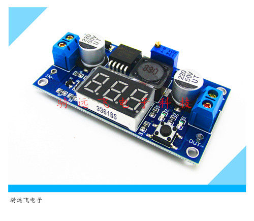 LM2596S DC-DC可调稳压电源模块 LM2596稳压降压带数显电压表显示 - 图0