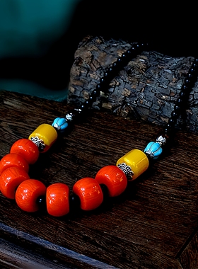 藏族饰品项链民族风头饰藏装首饰