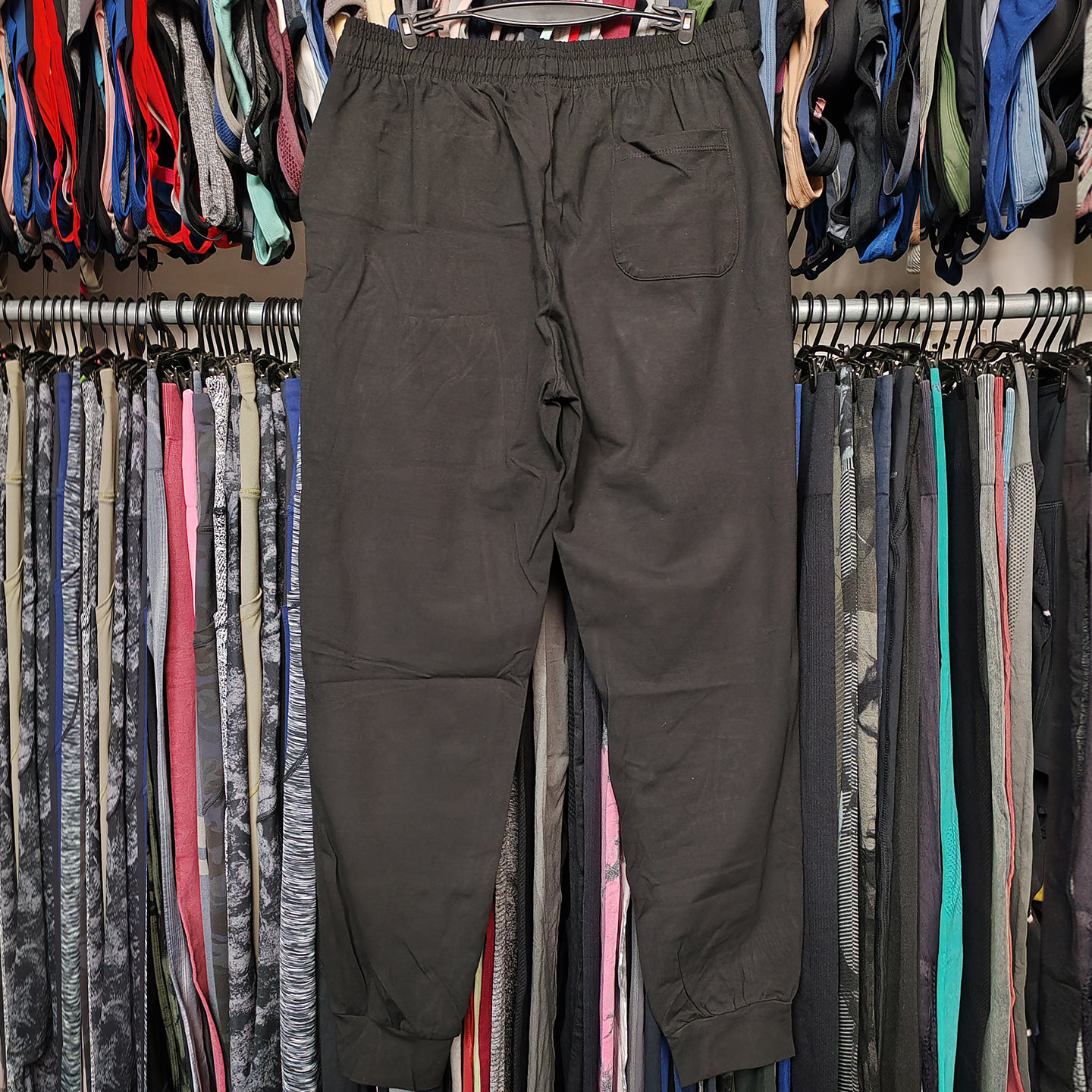 外贸运动束脚裤宽松休闲拉链口袋棉质柔软大码健身瑜伽跑步长裤女,淘宝优惠券,粉丝福利购,淘宝优惠卷