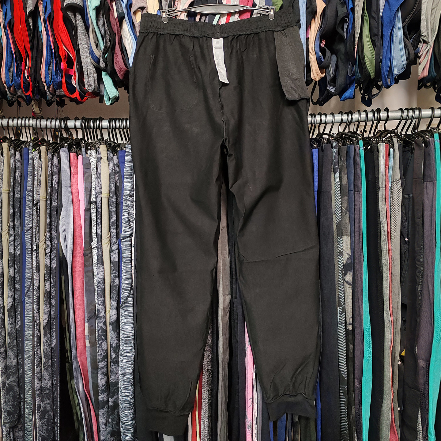 外贸运动束脚裤宽松休闲拉链口袋棉质柔软大码健身瑜伽跑步长裤女,淘宝优惠券,粉丝福利购,淘宝优惠卷