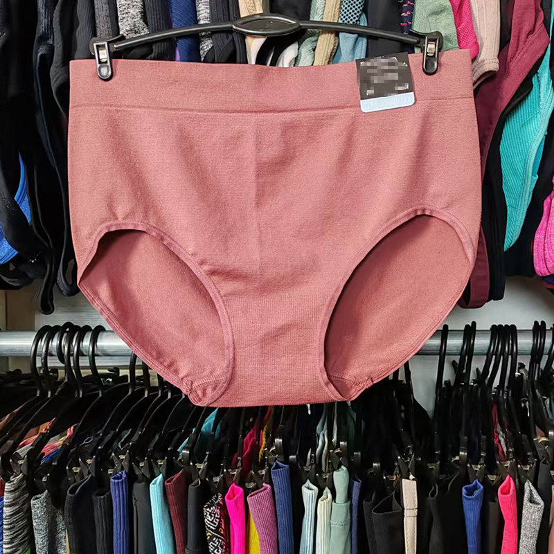 外贸原单运动内裤速干高弹无缝透气一片式包臀出口中高腰三角裤衩