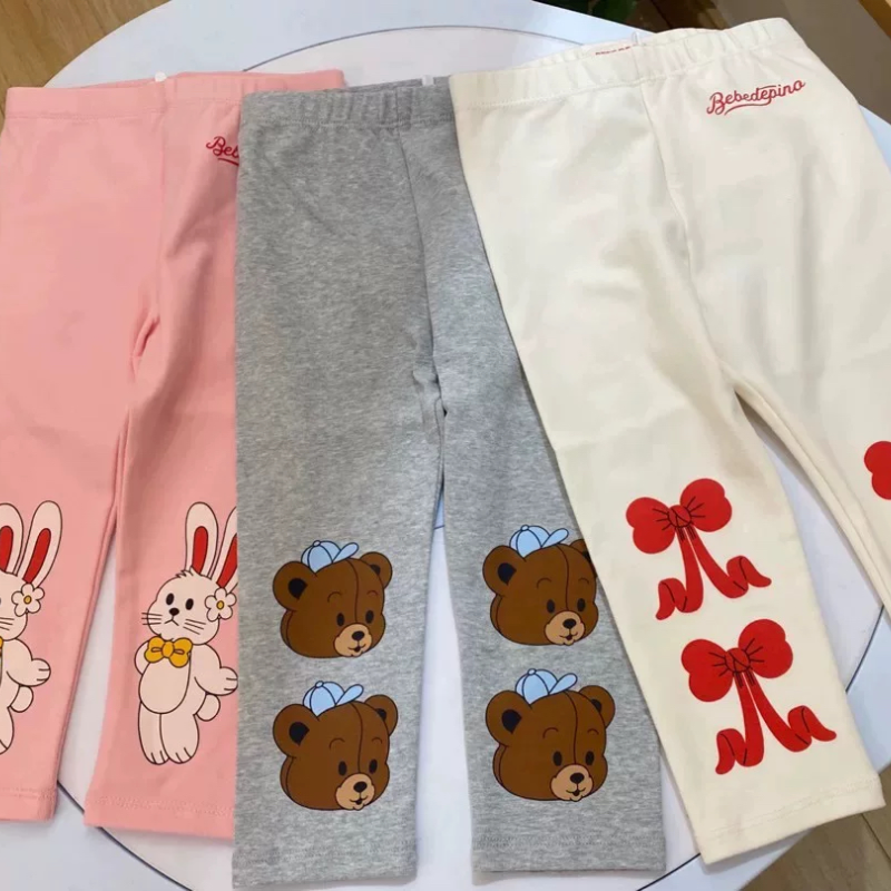 Babyking 25秋冬BE儿童长袖T恤男女童宝宝卡通印花上衣打底裤套装,淘宝优惠券,粉丝福利购,淘宝优惠卷