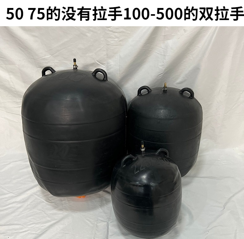 dn300堵水气囊排水球塞闭水堵管道封堵球下水管道堵漏胶囊dn100 - 图0