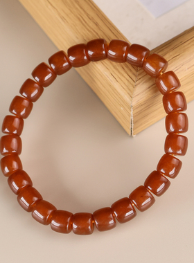 和田玉糖玉苹果珠小手链