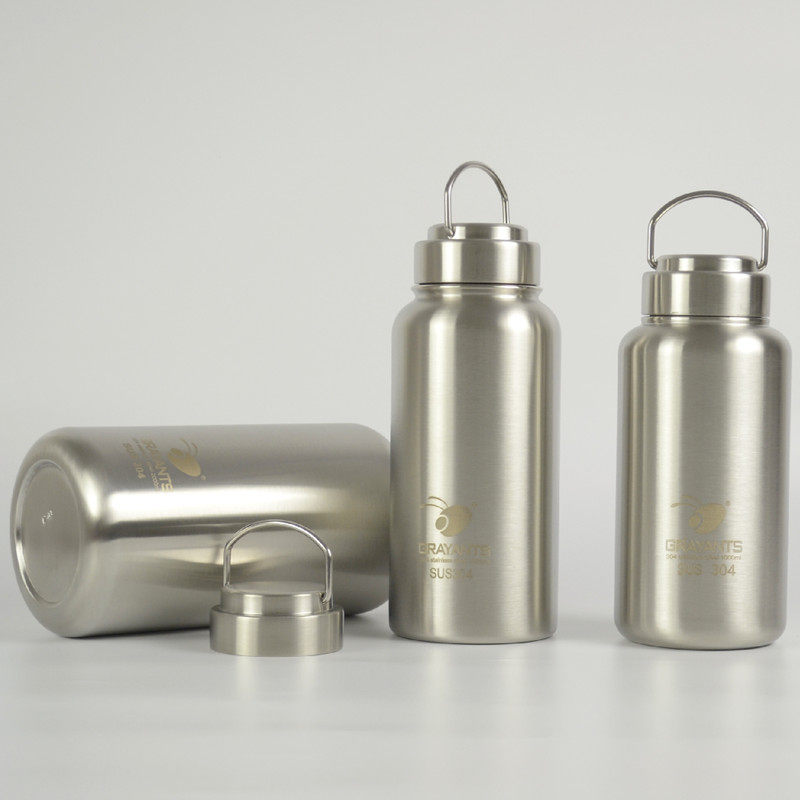 户外大容量加厚304不锈钢运动水壶旅游野营全钢水瓶单层水杯水壶,淘宝优惠券,粉丝福利购,淘宝优惠卷