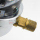 Hongqipian anti-shock hydraulic hydraulic electrical contact pressure gauge