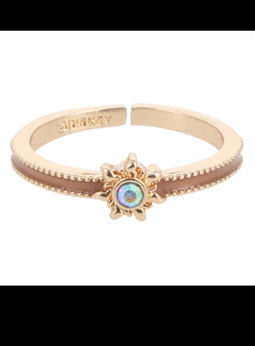 时尚热卖麦穗开口戒指小众轻奢高档微镶食指戒网红爆款可调节指环