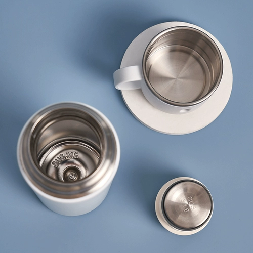 Вместительный и большой стакан из нержавеющей стали, чайная чашка, высококачественный портативный чай