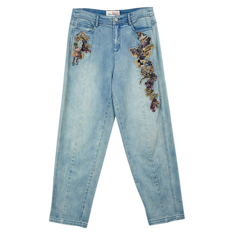 【商场同款】谜底/ miidii20春牛仔裤 谜底牛仔裤