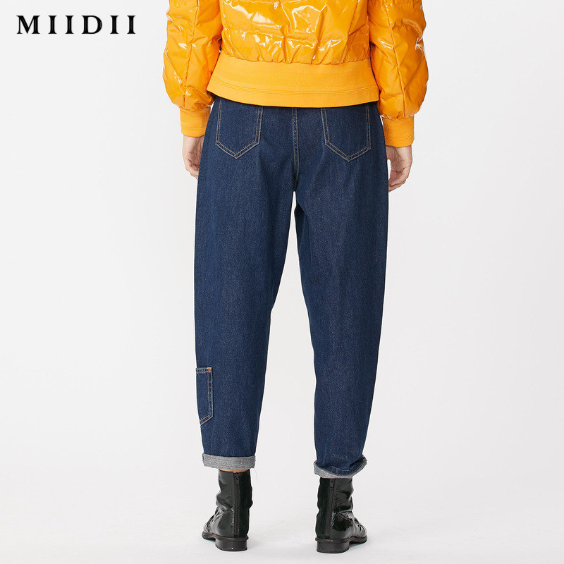 miidii /谜底秋冬新品戏剧牛仔裤 谜底牛仔裤