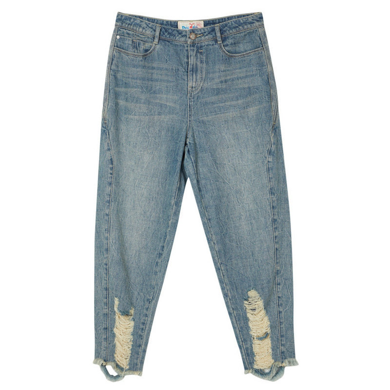 miidii /谜底2020秋季新款牛仔裤 谜底牛仔裤