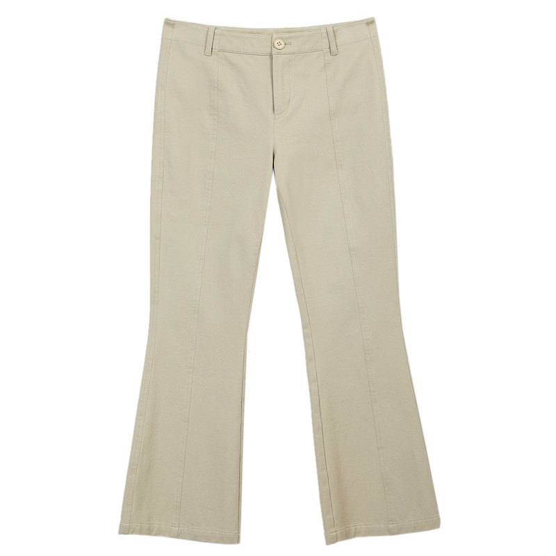 miidii /谜底初秋新品复古女喇叭裤 谜底休闲裤