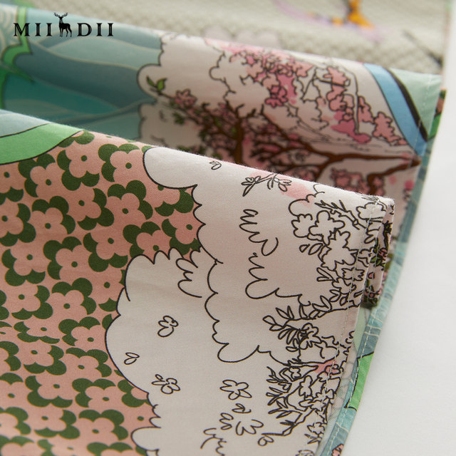 Riddle theme colorful dress spring new retro loose A-line long skirt long sleeves 231ML0105