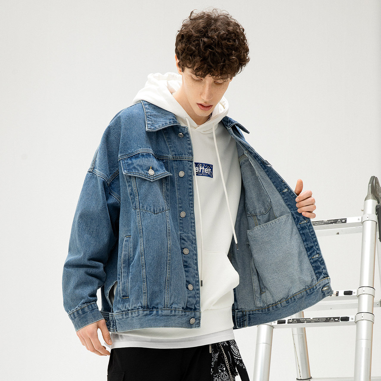 lilbetter牛仔春季宽松青少年褂子 lilbetter夹克