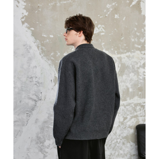 Lilbetter pullover lapel thick sweater