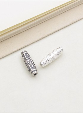 diy纯银天珠编织饰品挂件手链