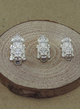 S999纯银福字貔貅3D硬