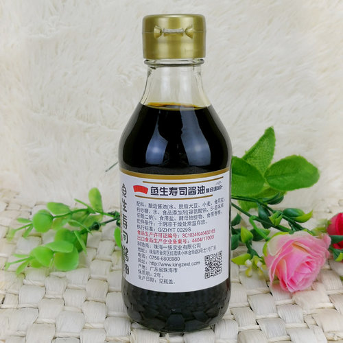 天禾酱油刺身酱油200ml/瓶生鱼片鱼生寿司包邮 - 图0