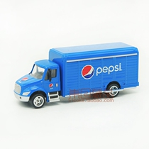 New alloy rubber tyre Pepsi Coke Transporter Truck Truck Model Pendulum