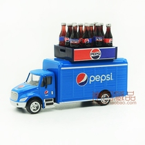 With a basket Coke model Alloy Rubber Tire PepsiCo Transport Truck Truck Truck Model