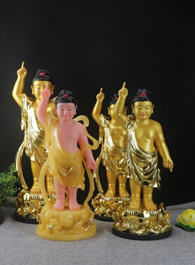 太子佛像浴佛像节贴金