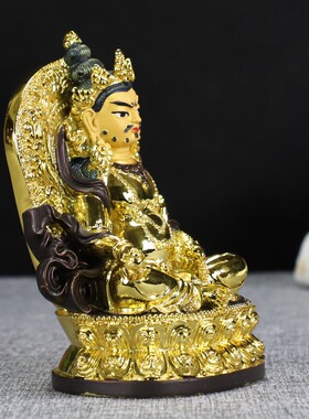 镀金车载多款黄财神密宗藏拉色波诺拉诸财神之首佛堂神像佛像摆件