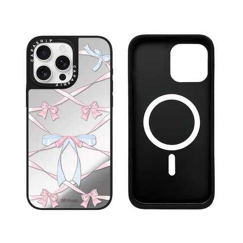 CA适用苹果16手机壳iPhone15plus镜面14/13promax磁吸森林早报12防摔11新款xs高级感保护套xr少女心17外壳 - 图0