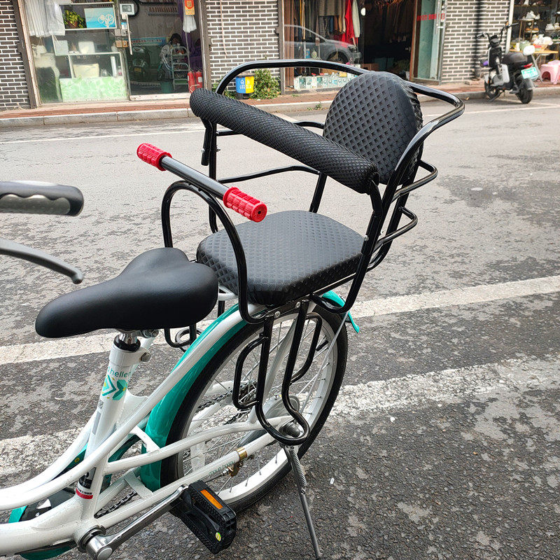 多省包邮自行车后座椅电动车座椅自行车后置儿童座椅带宝宝座椅