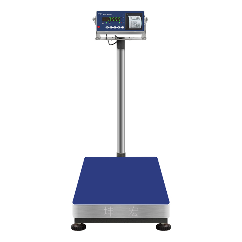 坤宏B1-P内置不干胶打印台秤标签条码秤送APP编辑软件50-500kg - 图0