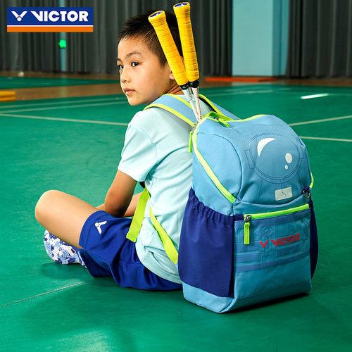 VICTOR威克多胜利羽毛球包青少年儿童款运动休闲双肩背包BR009JR - 图0