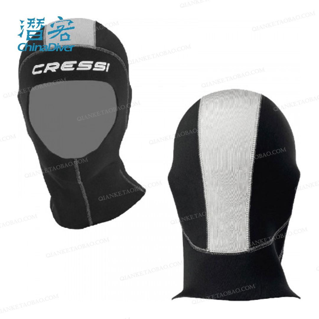 Cressi Hood 潜水头套深潜帽子连肩水肺冷水保暖科越思Plus 3 5mm - 图1