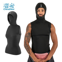 Fourth Element Diving Headgear Vest Neoprene With Cap Wetsuit Mens Fourth Element 5 3mm