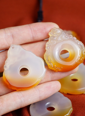 纯天然貔貅吊坠玛瑙玉髓