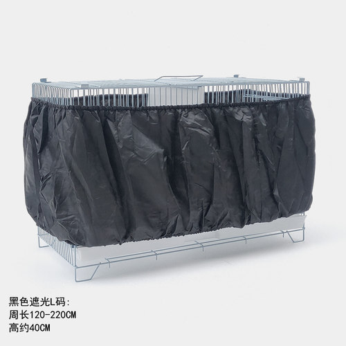 粤迪鸟笼笼罩防溅减少清洁鸟笼网纱笼衣通用中小鹦鹉笼衣笼罩网纱 - 图3