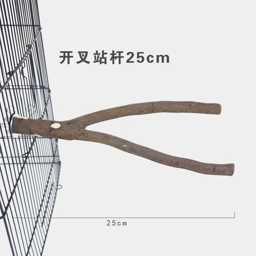 粤迪桔果树木杆鸟站棍桔子木磨爪棒栖杠鹦鹉鸟栖息杆笼内添加站杆 - 图3
