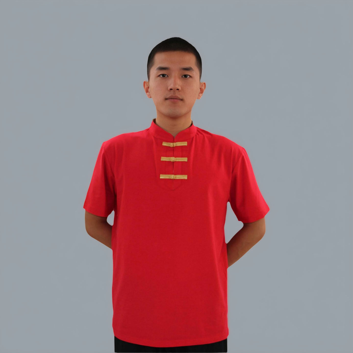 太极武术T恤武术服纯棉武馆训练服装男女同款红白黑三色太极裤,淘宝优惠券,粉丝福利购,淘宝优惠卷