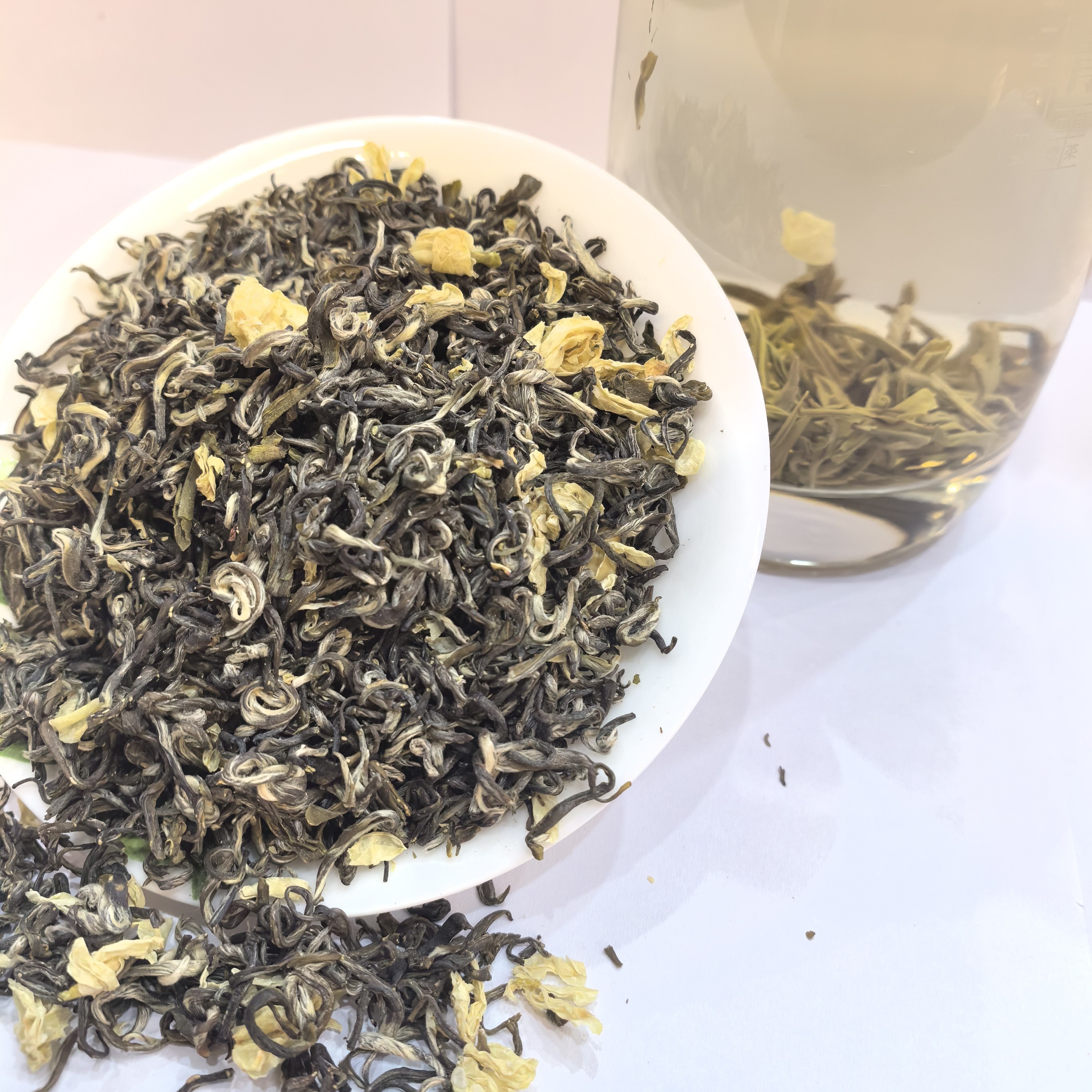 吴裕泰茉莉飘雪茶叶四川茉莉花茶碧谭级25年新茶浓香50克散茶袋装,淘宝优惠券,粉丝福利购,淘宝优惠卷